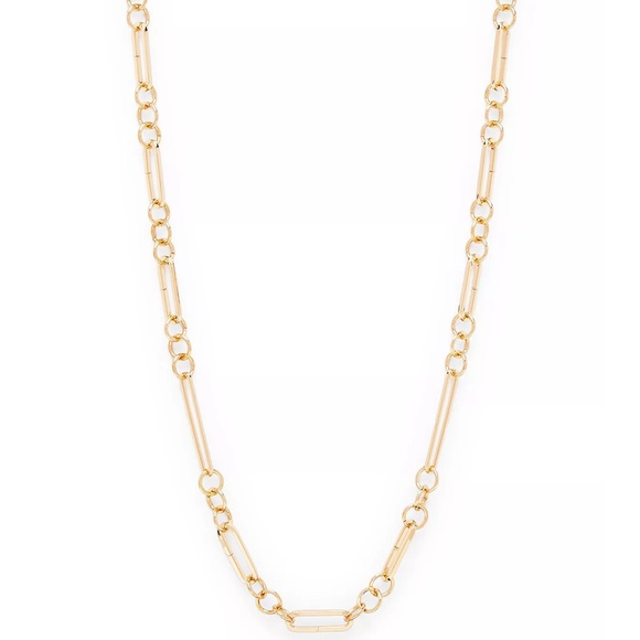 Aqua Jewelry - NWT Aqua Multilink 14K Gold Plate Chain Necklace